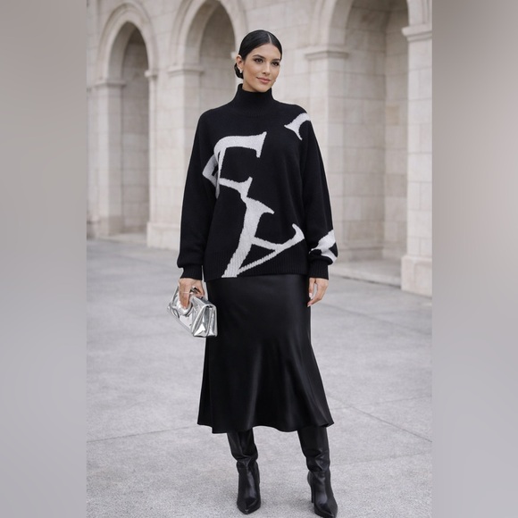 All Saints graphic sweater